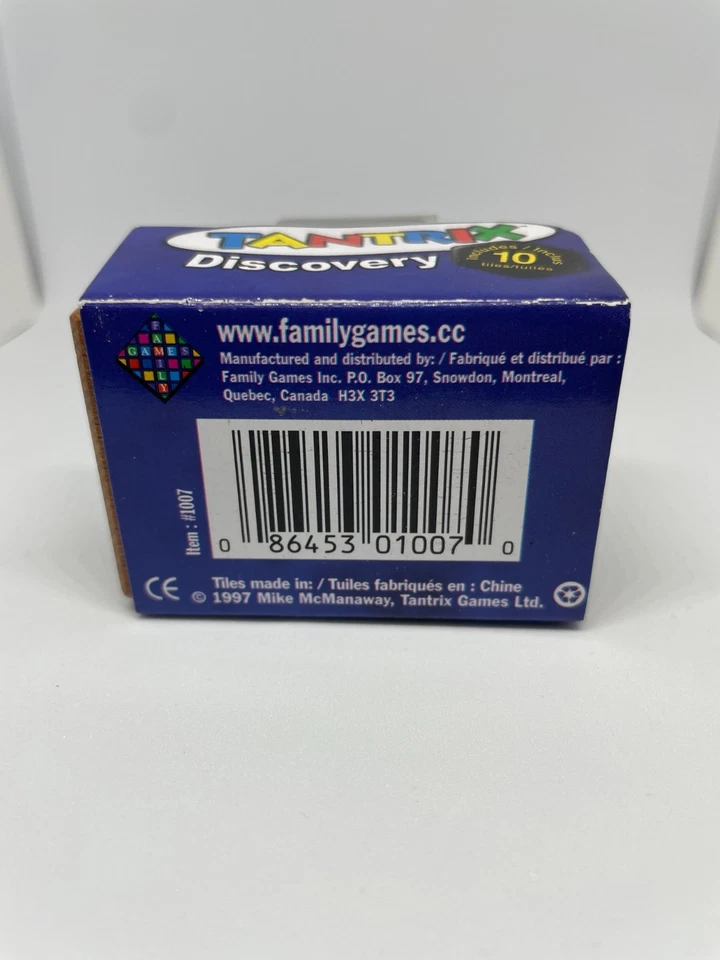 NEU VINTAGE 1997 TANTRIX DISCOVERY FAMILIENSPIEL ENTHÄLT 10 STEINE HOLZ METALLSOCKEL - Bild 2 von 4