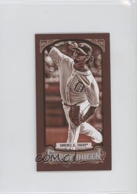 2014 Topps Gypsy Queen Mini Sepia 27/50 Anibal Sanchez #35 1q7