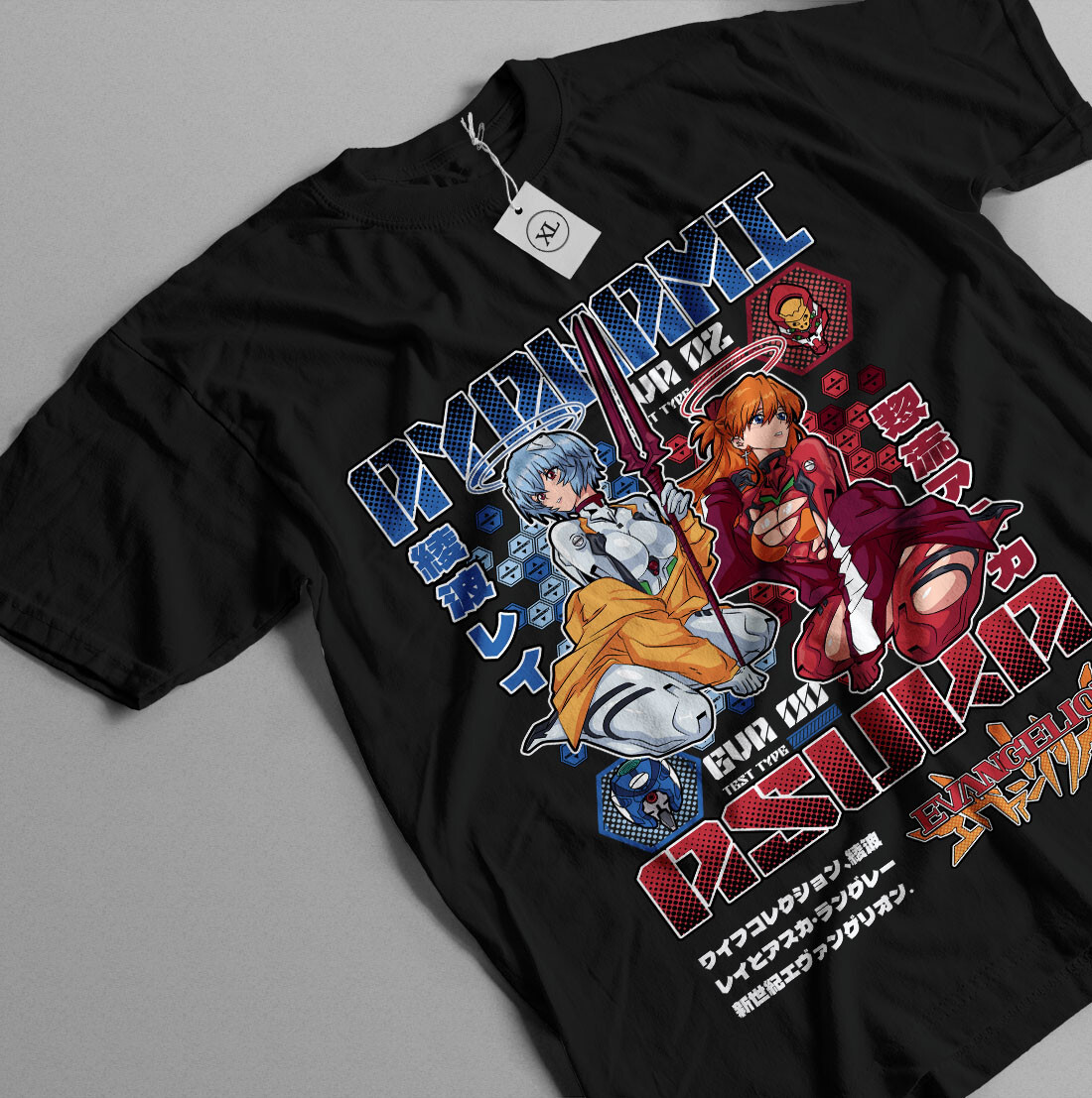 エヴァンゲリオン bootleg tee XL ヴィンテージ tシャツ アスカ レア 希少【COSPA】ビンテージ 00s エヴァンゲリオン アスカ T