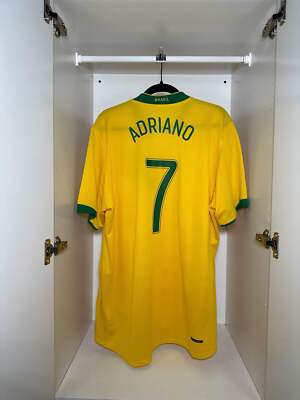 Brazil Adriano #7 - Nike - 2006/2007 - HOME Kit | eBay