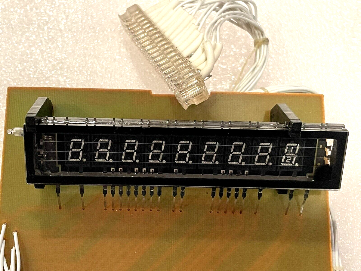 FUTABA 9-BT-28ZA NIXIE Era / 7-segment 9-digit VFD Display Kit