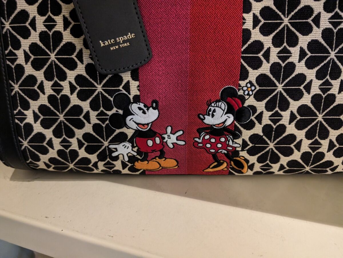 Christmas NWT Kate Spade Disney X Minnie Mouse Polka Dot Tote + Wristlet  Gift | eBay