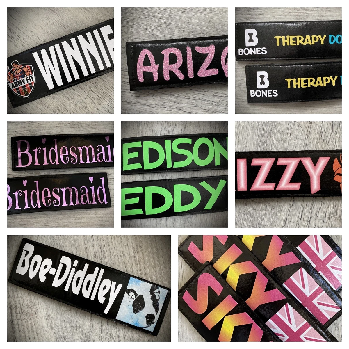 Julius k9 sales patches personalised