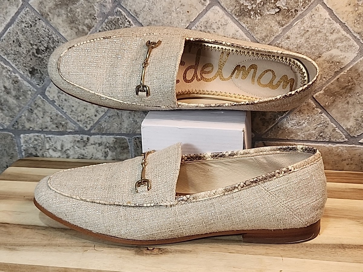 Sam Edelman Loraine Woven Bit Loafer Chocolate Women's Size 10.5 M