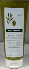 Klorane Thickness & Vitality Conditioner Essential Olive Extract 6.7 oz -No Seal