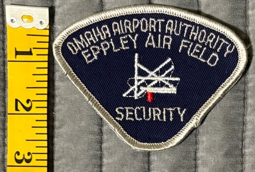 Rare Obsolete Vintage Omaha Nebraska Eppley Airport Security Patch