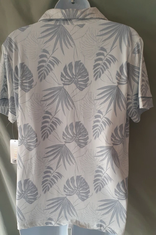 Conjunto de Pijama Flora Nikrooz Azul Blanco Floral Pantalones Cortos Manga Gorra Top XL 50" BUSTO Foto 4 de 4