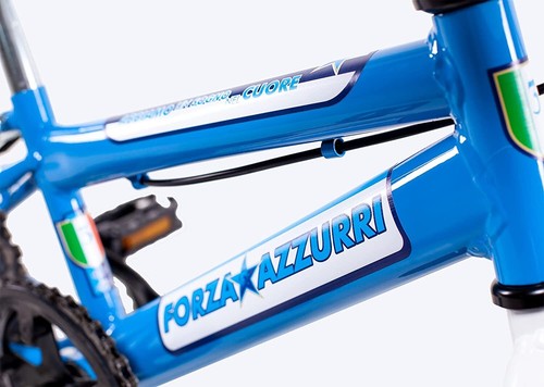 BICICLETTA FORZA AZZURRI mod. MOUNTAIN BIKE mis 12" + PALLONE OMAGGIO - Foto 2 di 4