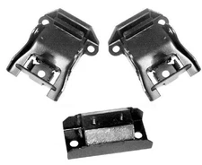 Motor and Transmission Mount Kit for Impala 348 Engine 59-61 Set of 3 3SPD Tran