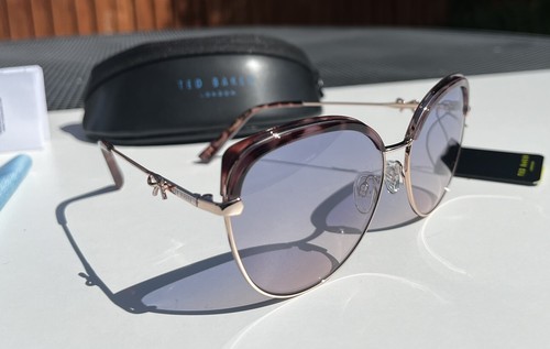 Ted Baker Women’s Sunglasses - Gold - Purple Gradient - TB1661 244 60 - Picture 8 of 17