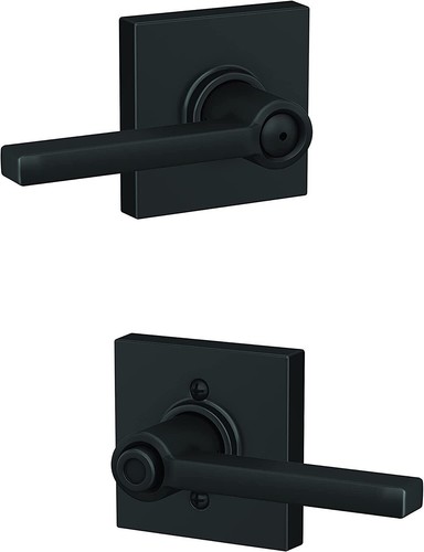 Schlage Latitude Privacy Door Lever Set with Collins Trim - F40 LAT COL - Picture 4 of 6