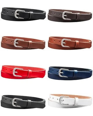 2 cm Ledergürtel 100 % echt Leder Damengürtel Vascavi Gurt Damen Gürtel Schnalle