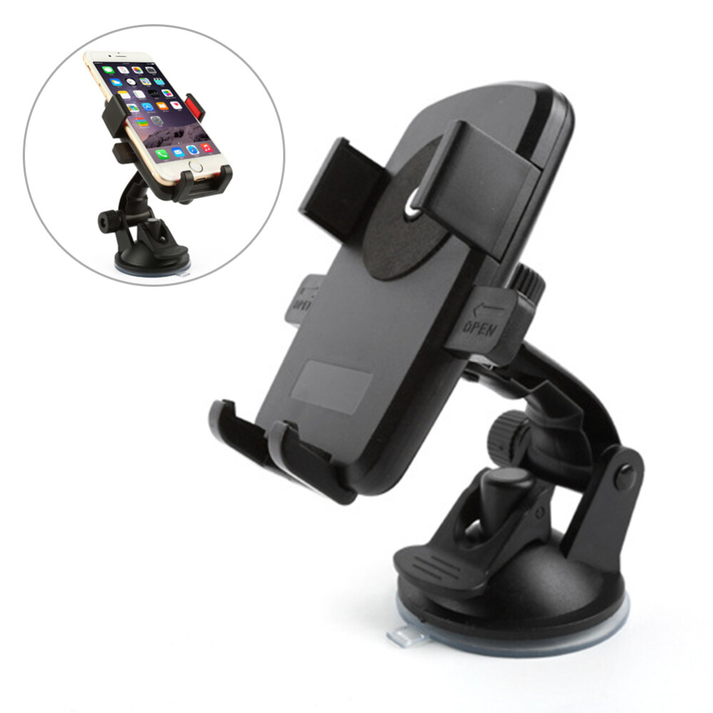 car phone holder Car Phone Mount Holder Windshield Dashboard Universal-image