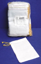 100 NEU 4" x 6" Papermart Baumwolle Musselin Beutel mit Kordelzug