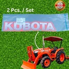 2X KUBOTA TRACTOR GENUINE LOGO DECALS STICKER L36DT L36 L47