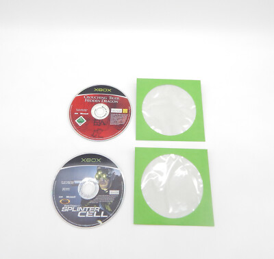 Xbox Classic - Tom Claney´s Splinter Cell & Crouching Tiger.... - PAL - nur CD