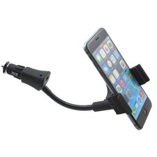 For Samsung Galaxy S20/S21/S23/S24 FE - Charger Car Mount Holder DC Socket USB