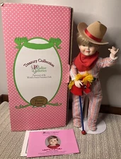 Paradise Galleries Treasury Collection “Bronco Billy” Porcelain Doll with COA