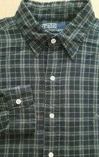 RALPH LAUREN Men Lowell Sport Premium Classic Fit Casual Dress Shirt - Large L