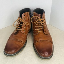 Bruno Marc Men's Dress Oxford Boots Lace Up Business Leather Chukka Ankle Shoes