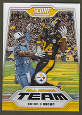 2018 Score Football All-Hands Team #2 Antonio Brown Pittsburgh Steelers