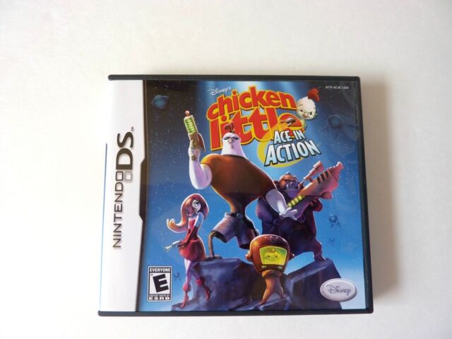 Nintendo DS Disney Chicken Little "Ace in Action" Video Game, Case