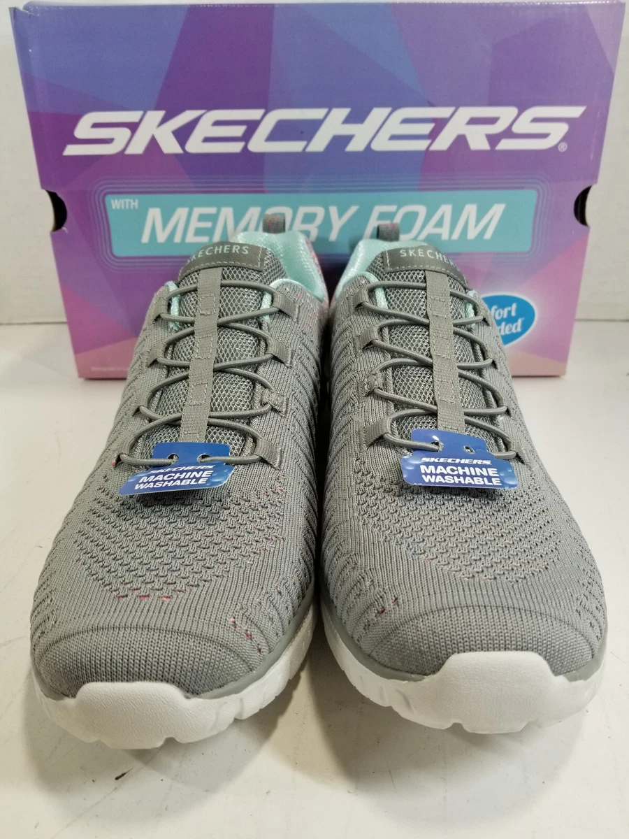 Women s Skechers Virtue Sneaker Wide Width 104411W GYMT Grey