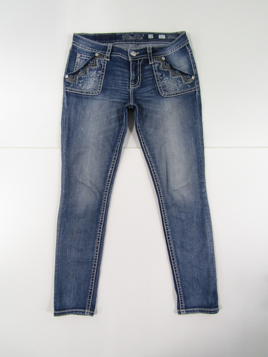 MISS ME (SKINNY) JEANS TAG SIZE 29 MEASURED 32X30 MM#147