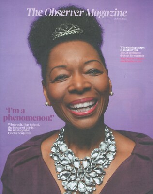 UK Observer Magazine: Floella Benjamin, Melvyn Bragg, Marli Siu, Fashion 12.6.22