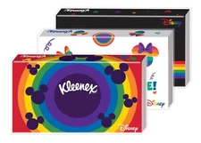 Kleenex Disney Rainbow Collection Facial Tissue Mickey Minnie Mouse Gay Pride