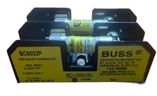 Buss BC6032P Fuse Block 30A 600V With Fuses LP-CC-9 - Guaranteed & Free Shipping