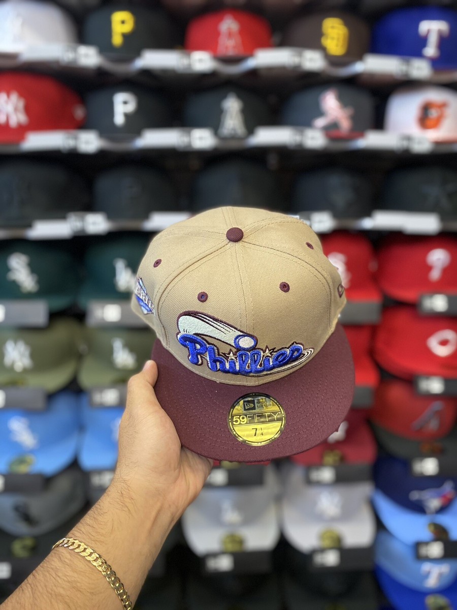 New Era Philadelphia Phillies 2008 WS Camel/Burgundy 59fifty