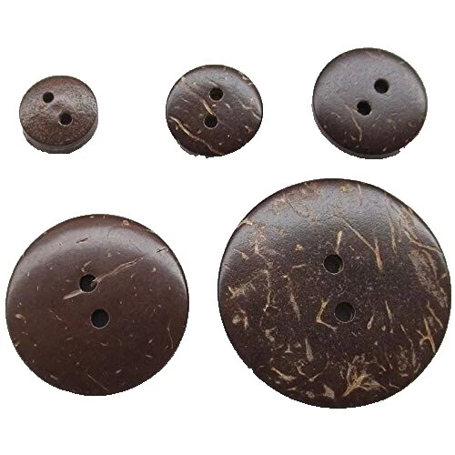 Botón Plano de 2 hoyos de baquelita Botones para Costura