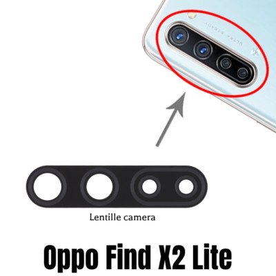 Protection Objectif Caméra Arrière En Verre Trempé Pour OPPO Reno 10 Pro - Transparent