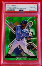 MJ MELENDEZ RC PSA 10 ~ 2022 Finest Lava Green Ref. 1/2 10's!