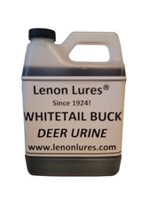 Lenon Lures Whitetail Buck Urine Quart Trusted by Hunters Everywhere Since 1924!