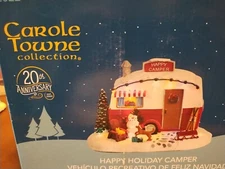 Carole Towne Christmas Village Holiday Camper 2022 Never Opened 20th Anniversary
