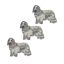 Sheep Dog (3 Pack) Iron On Pet Patch