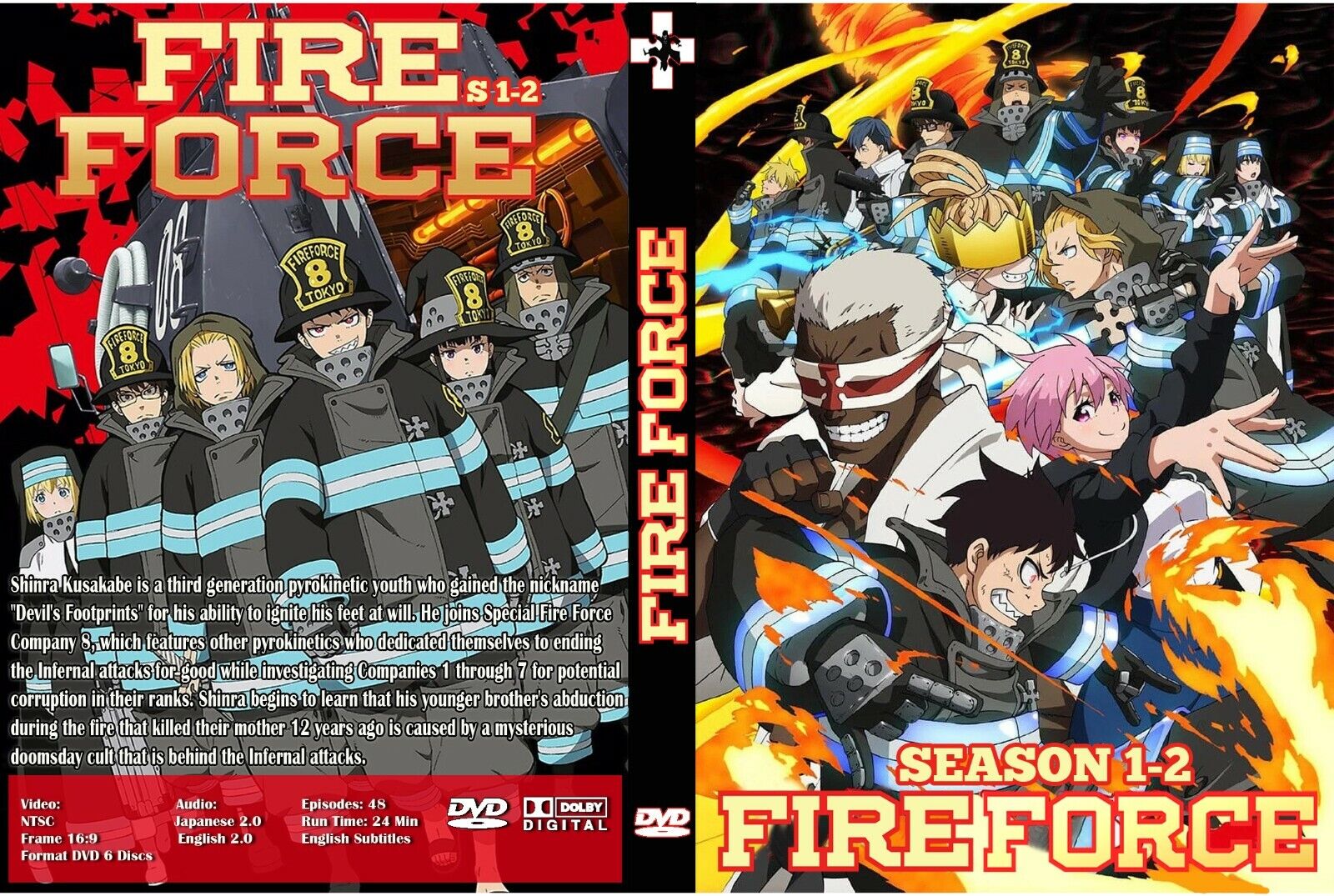 Fire Force Anime Season 1-2 Episodes 48