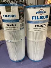 Two New Filbur FC-2375 Pool/Spa Filter Cartridges, 25 sq. ft., 3oz.; also C-4326