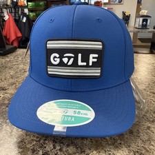 NUEVA GORRA DE GOLF TAYLORMADE VENTURA SUNSET SNAPBACK. AZUL COBALTO. Nuevo con etiquetas
