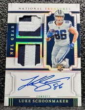 2023 National Treasures Gold RPA Rookie Auto - RGS-LSR Luke Schoonmaker 10/10