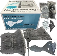 Premium Door Install Kit - Max Strength (Secures Both Sides) | Official Door Stu