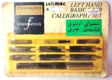 Osmiroid Arabic Calligraphy Pen 6 Nib Left Handed Sealed Vintage Rare Pack