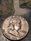 1952 Franklin "D" Silver Half Dollar F