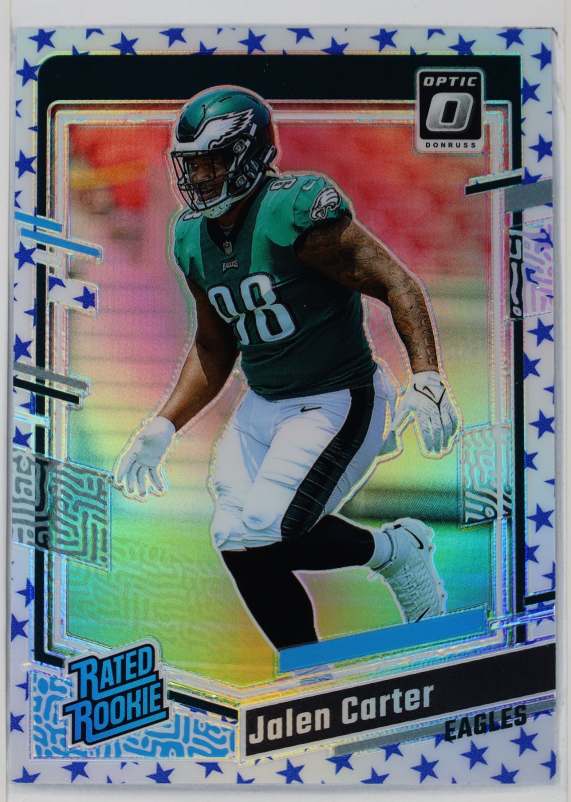 2023 Panini Donruss Optic - Rated Rookie Jalen Carter #281 Stars Prizm (RC)