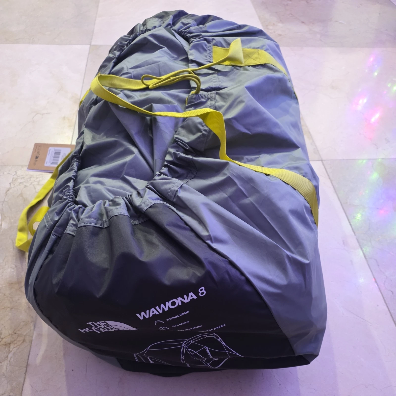 The North Face Wawona 8 Person Tent - Agave Green/Asphalt Grey