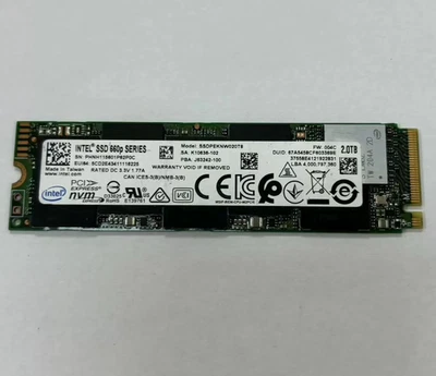 Intel SSD 660p SERIES SSDPEKNW020T8 2.0TB 2280 M.2 PCIe NVMe Solid State Drive - Bild 1 von 2