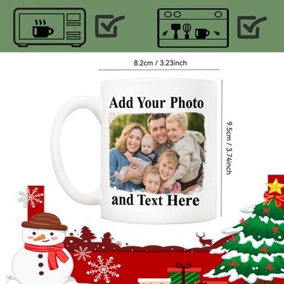 Customizable Photo Coffee Mug Ceramic Mug, Marker Mug