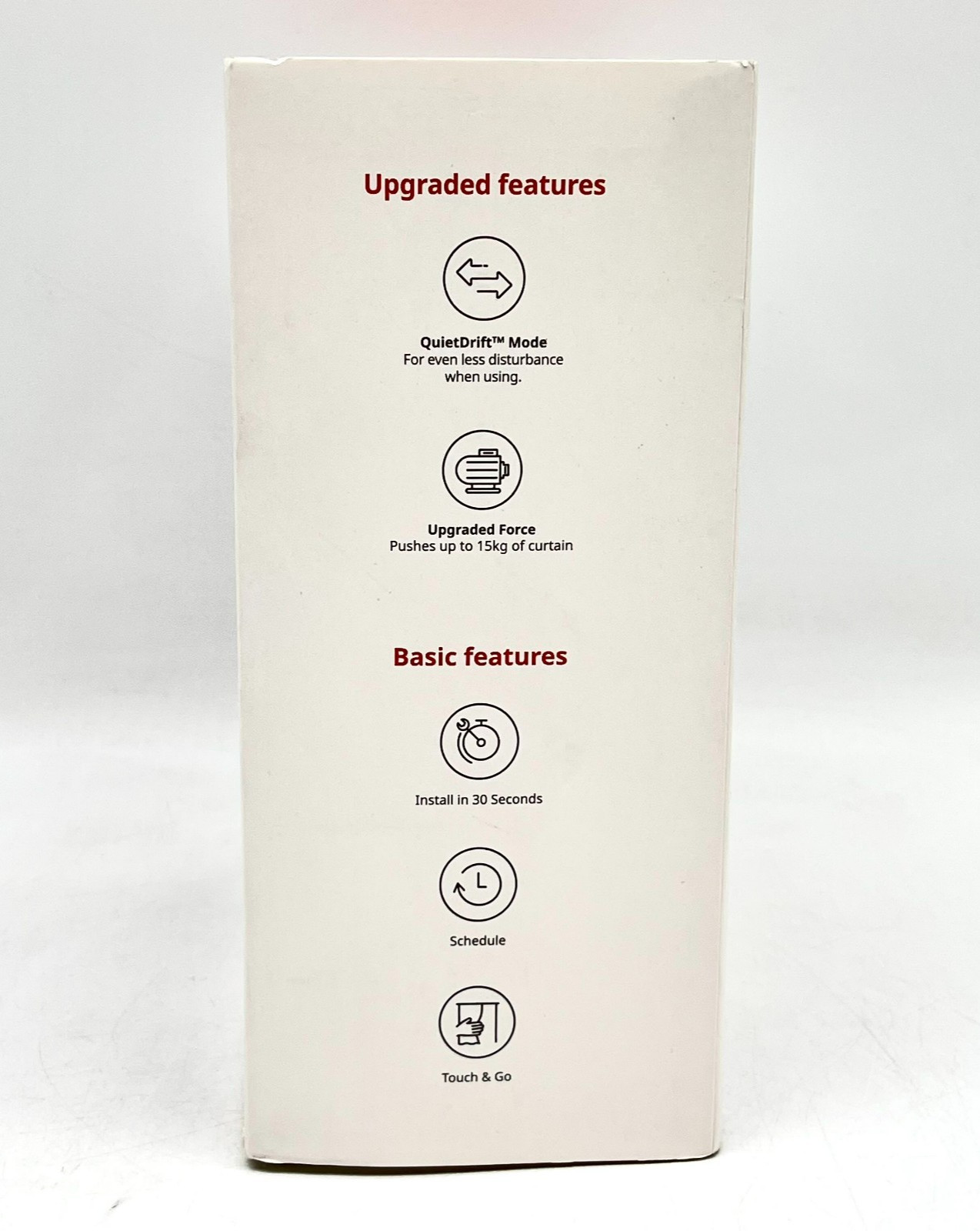 SwitchBot Curtain 3 2-Pack Automatic Curtain Opener 9.8 Feet - White